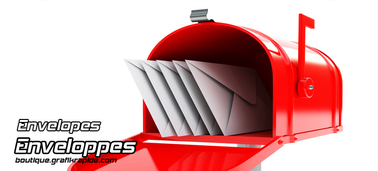 Impression numérique haute résolution - Enveloppe personnalisé 
